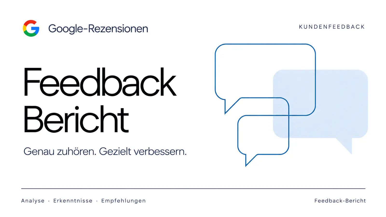 Feedback-Berichte